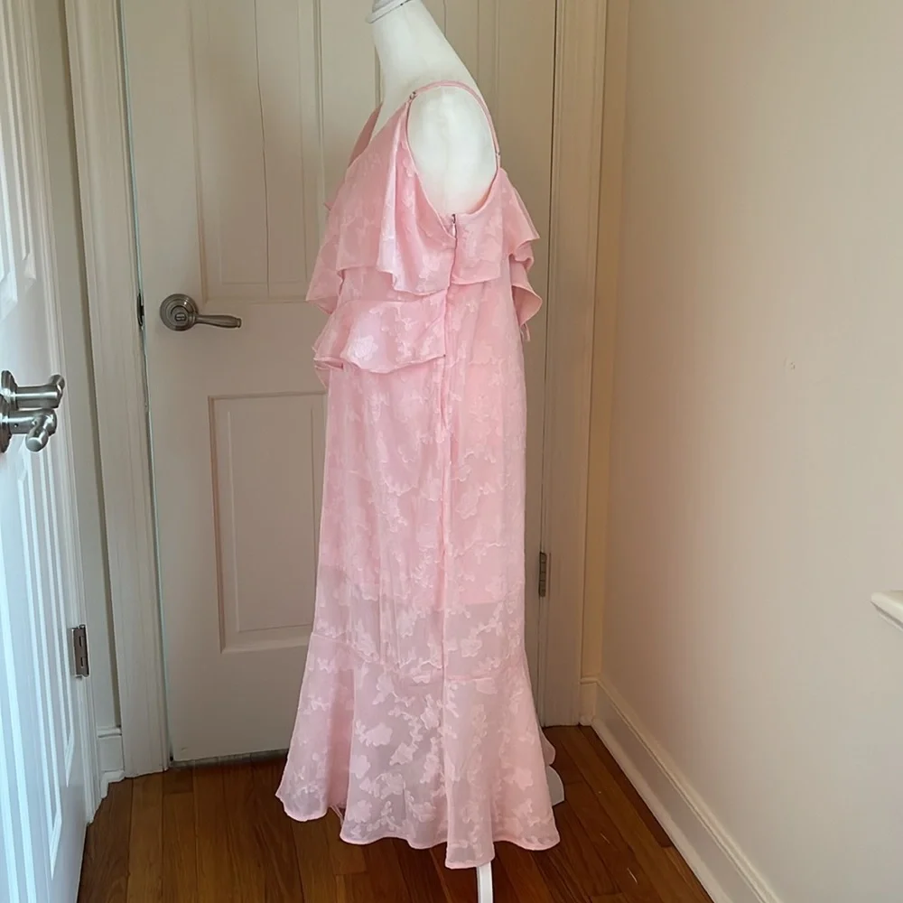 Pink Ruffle Midi Dress from wild fable - Picture 8 of 16